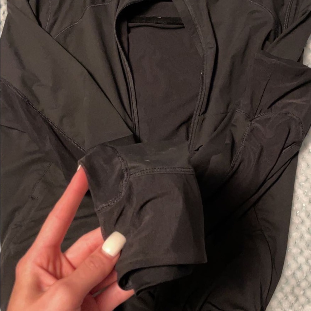 Lululemon Black Mesh Running Jacket! - image 2